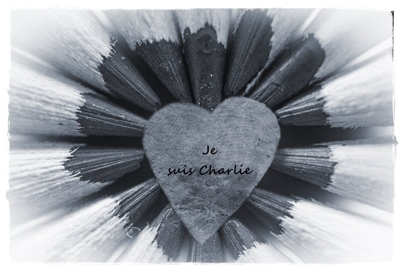 Heart-shaped Stone — Black, Somber
