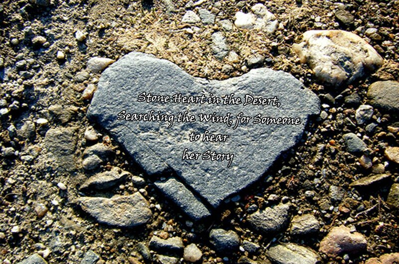 Heart-shaped Stone — Gray, Melancholic