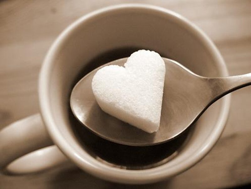 Heart-shaped Sugar Cube