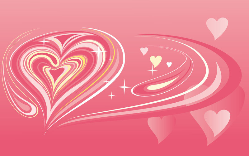 Heart-shaped Swirls