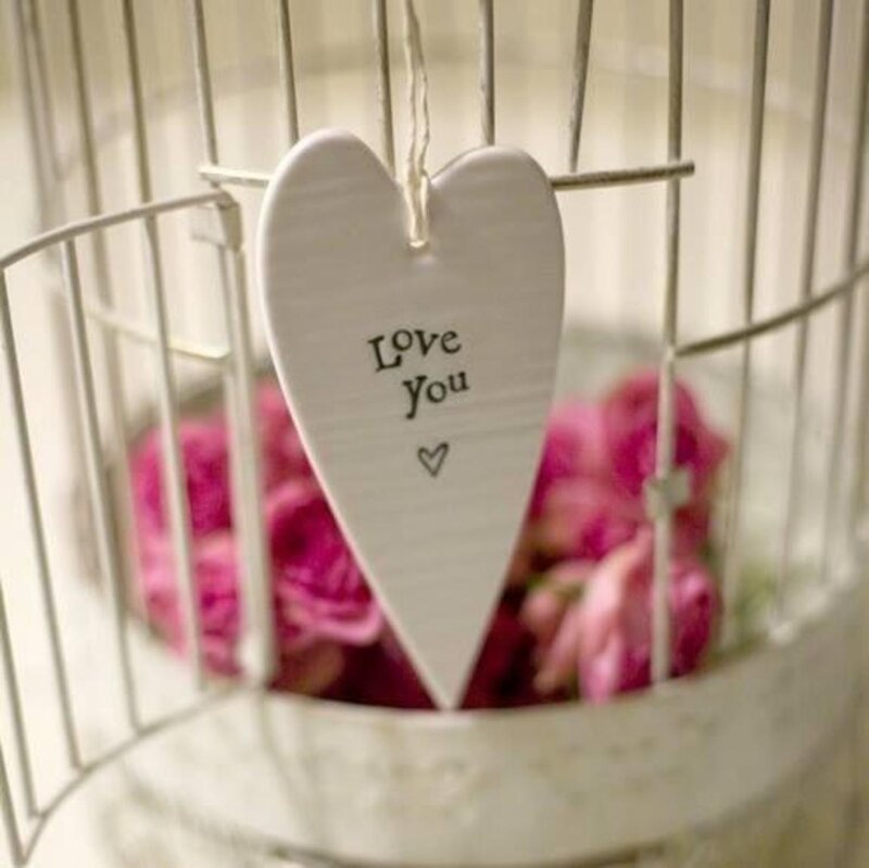 Heart-shaped Tag in Cage