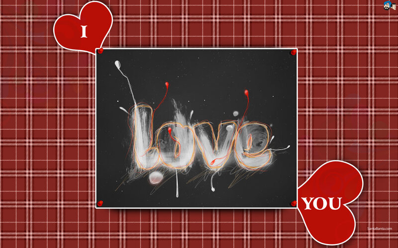 Heart-shaped Text on Chalkboard