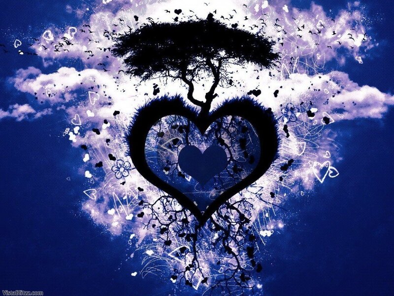 Heart-shaped Tree Silhouette