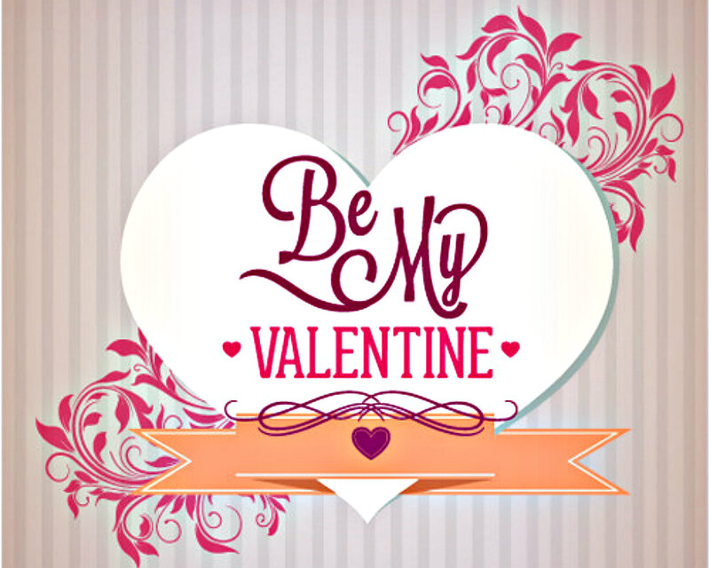 Heart-shaped Valentine Card — Pink