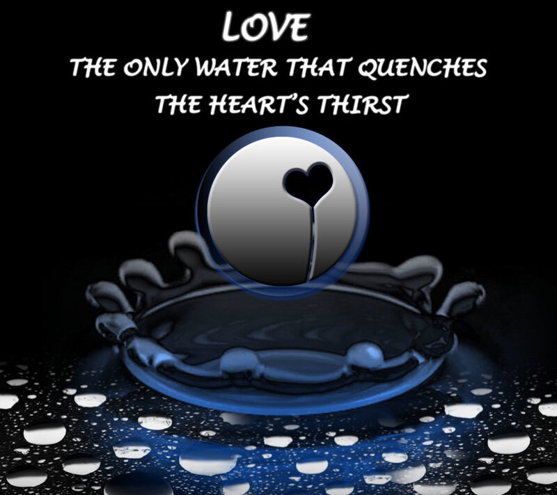 Heart-shaped Water Droplet