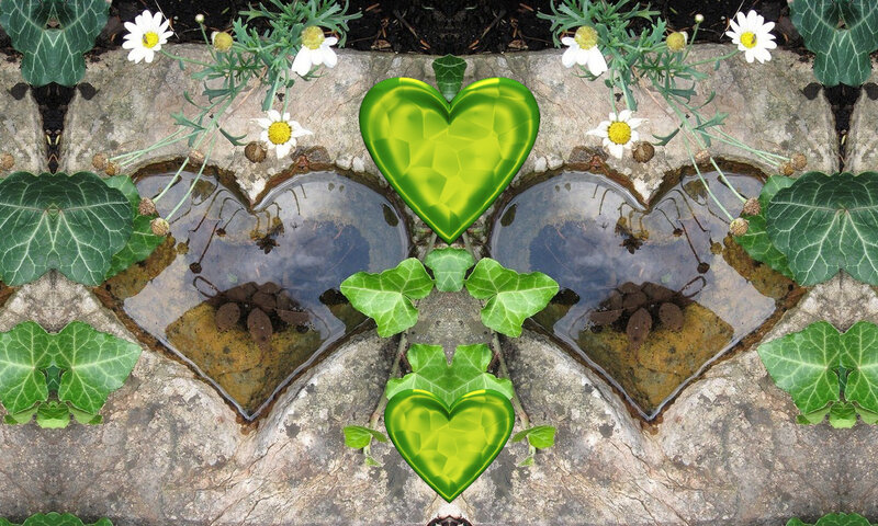 Heart-shaped Water Feature