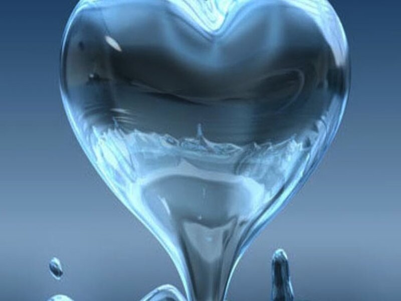 Heart-shaped Water Flow