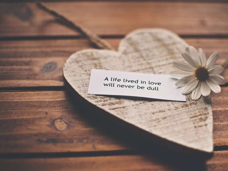 Heart-shaped Wooden Plaque