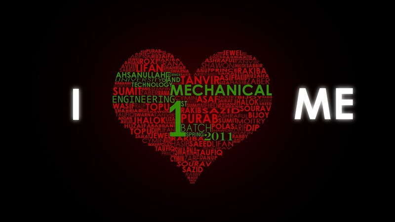 heart-shaped word cloud with text