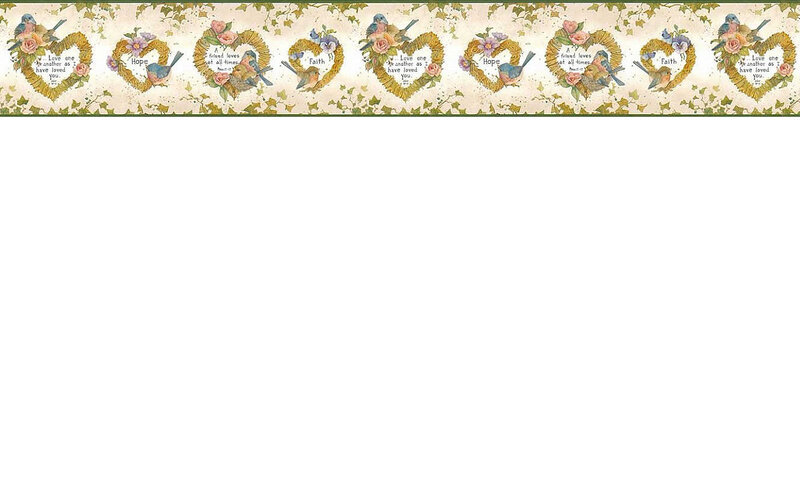 Heart-shaped Wreath Border