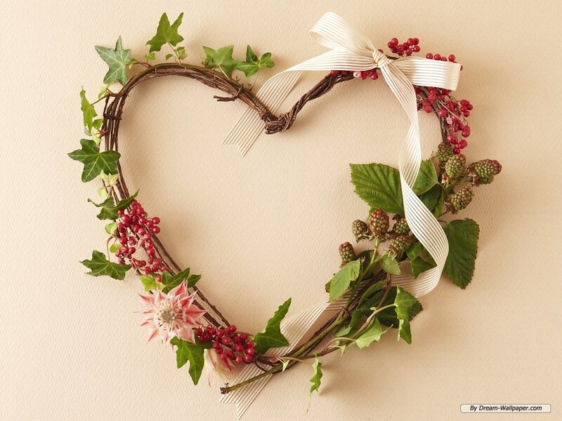 Heart-shaped Wreath — Green