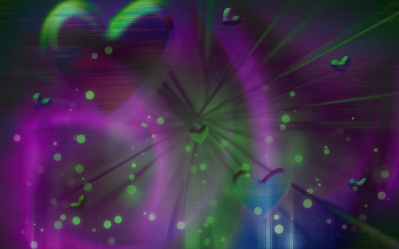 Heart Shapes in Abstract Space