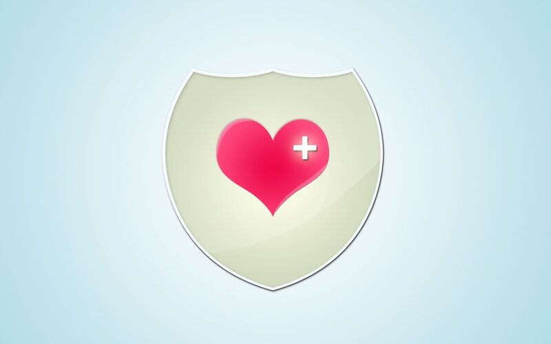 heart shield icon
