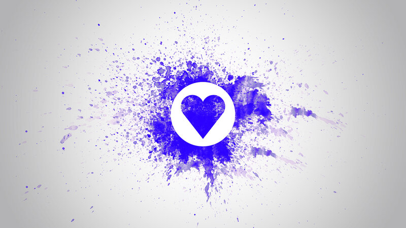 Heart Symbol in Circle