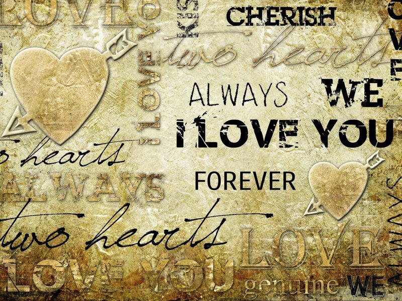 Heart Symbols and Text