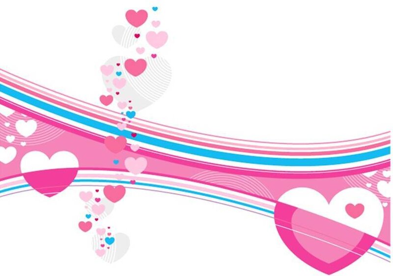 heart-themed abstract design