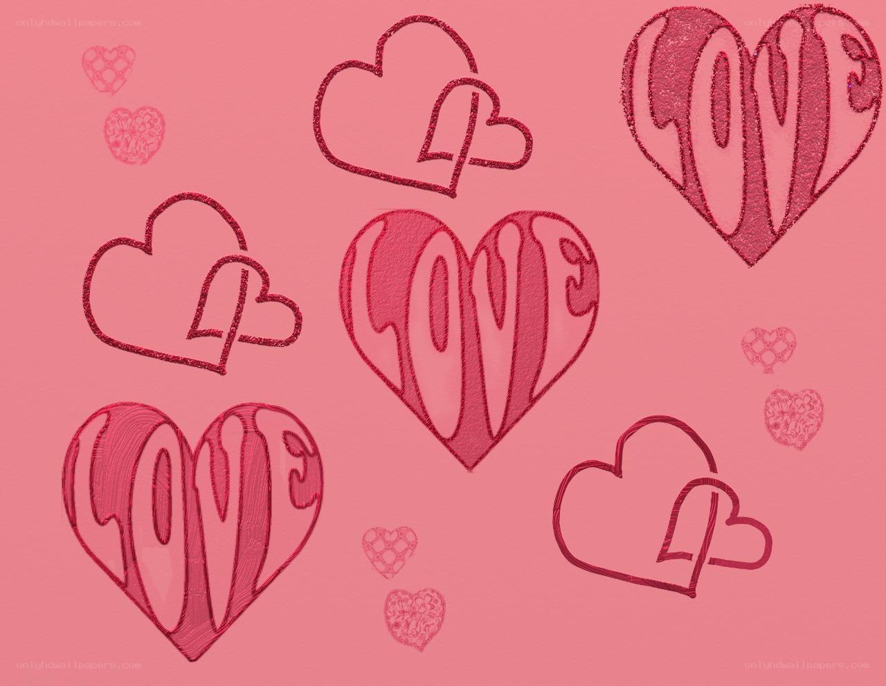 heart-themed love design