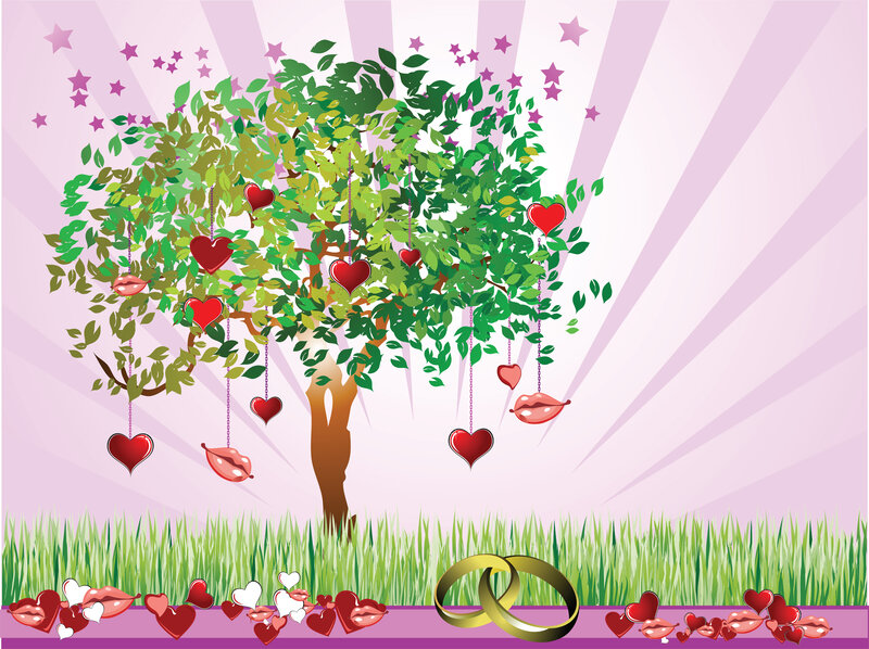Heart Tree with Rings