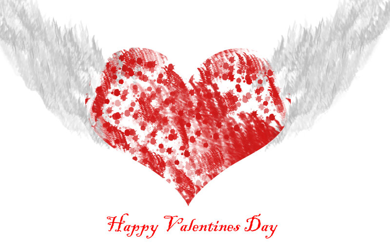 heart with angel wings