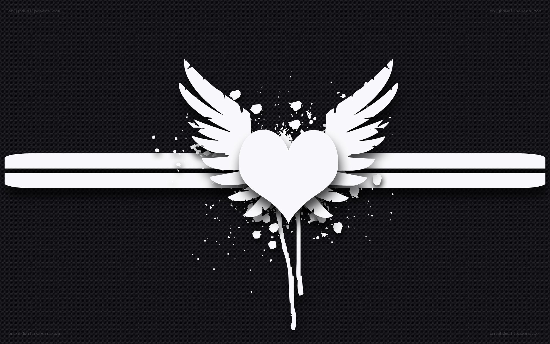 heart with angel wings