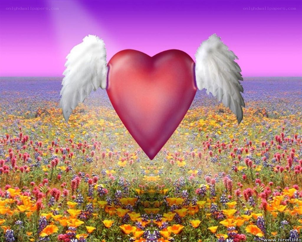 heart with angel wings