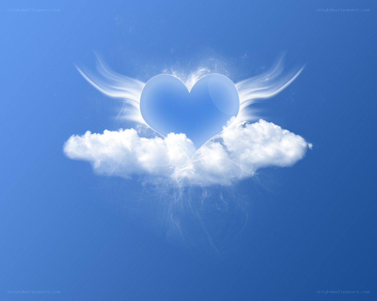 heart with angel wings