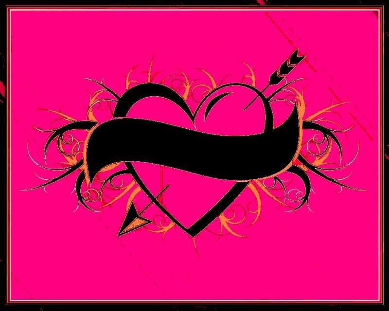 heart with arrow design