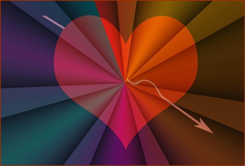 Heart with Arrow — Red