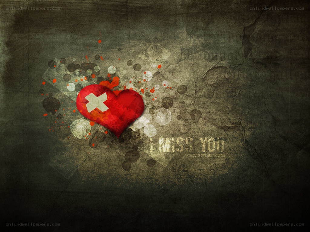 heart with bandage and text