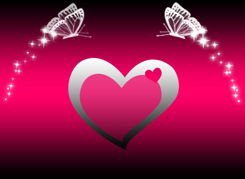 Heart with Butterflies