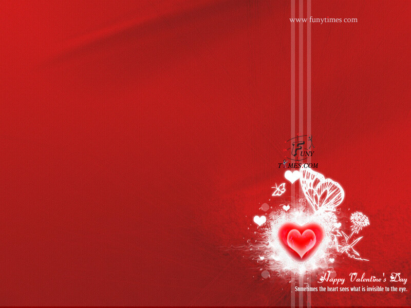 Heart with Butterfly — Red, Romantic, Digital Art