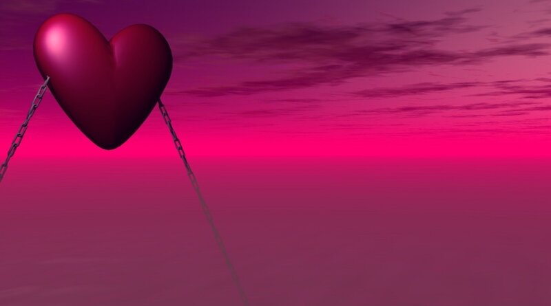 Heart with Chains — Pink