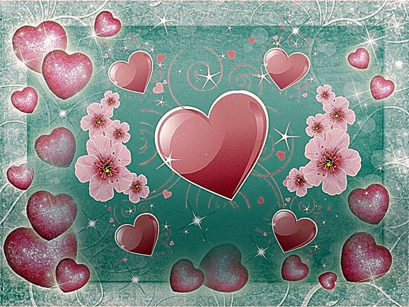 Heart with Cherry Blossoms