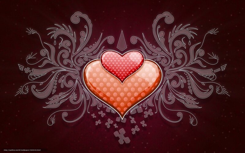 Heart with Decorative Patterns