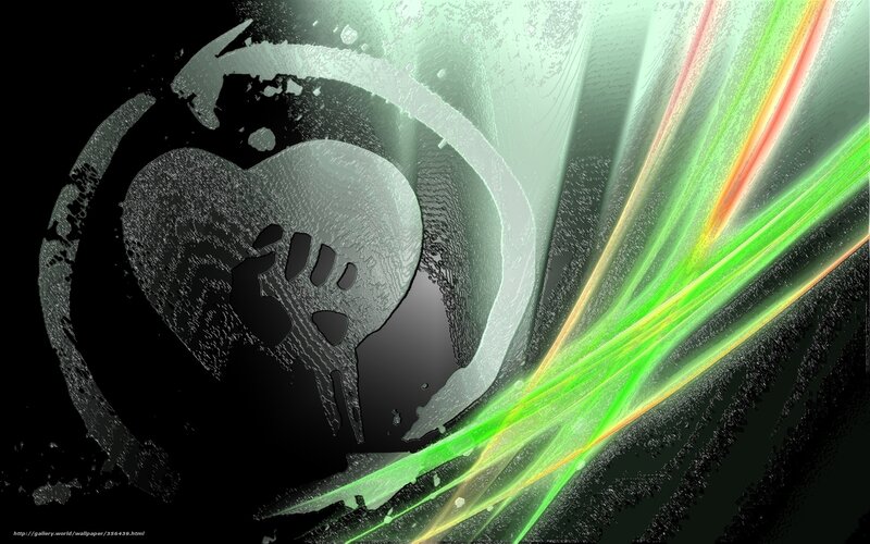 Heart with Fist Symbol