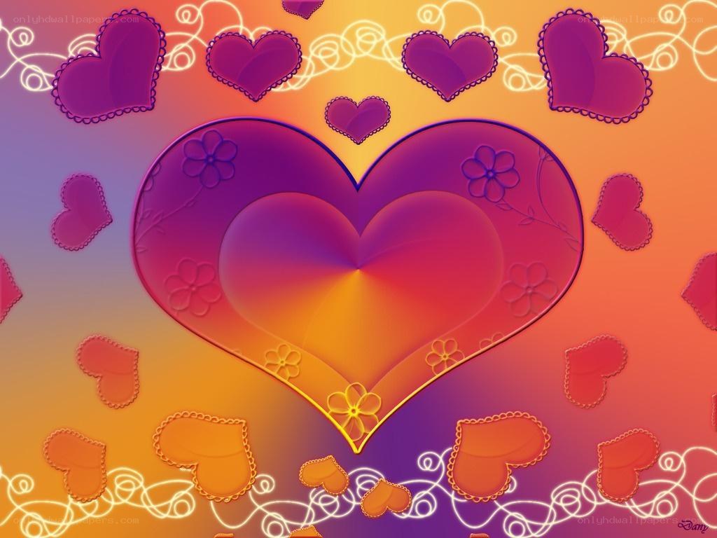 heart with floral design