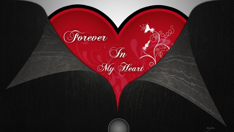 heart with forever in my heart text