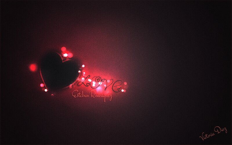 Heart with Glowing Lights — Red