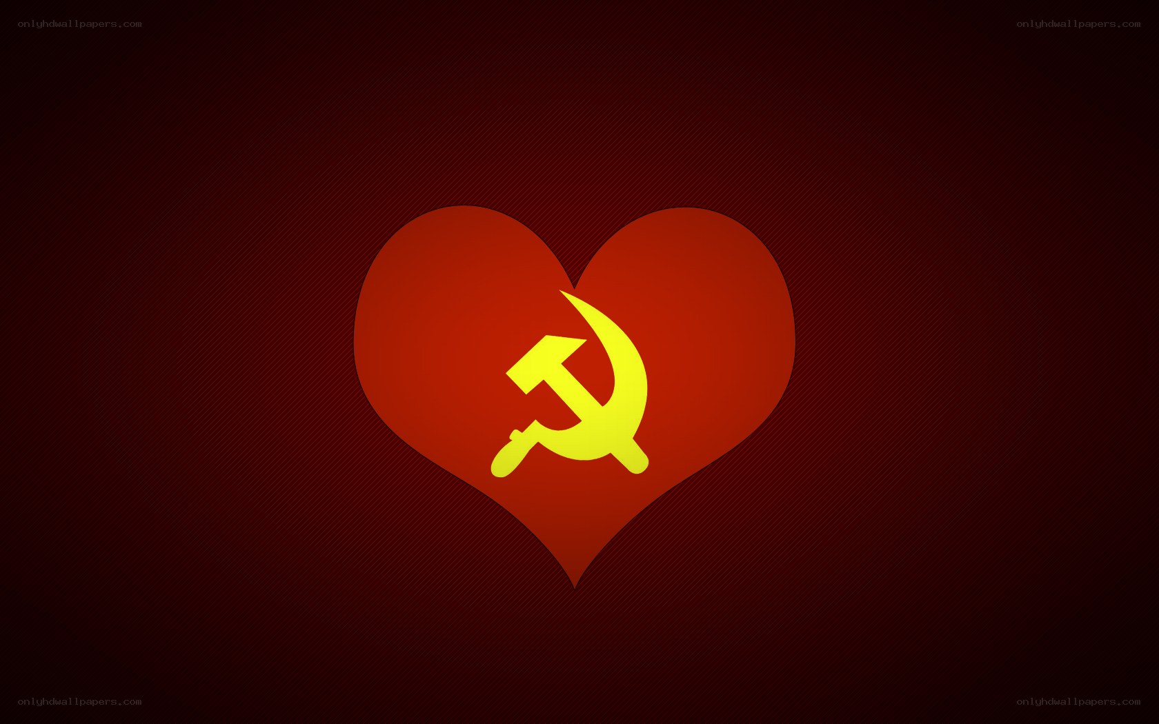 heart with hammer and sickle