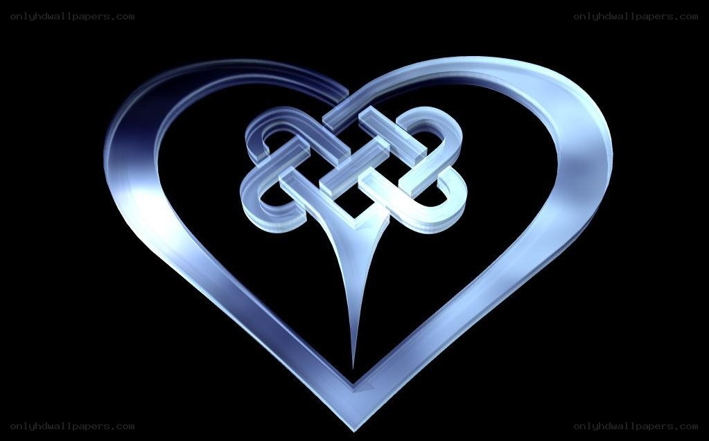 heart with knot symbol