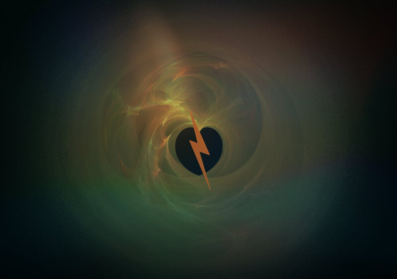 Heart with Lightning Bolt