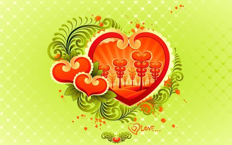 heart with love design