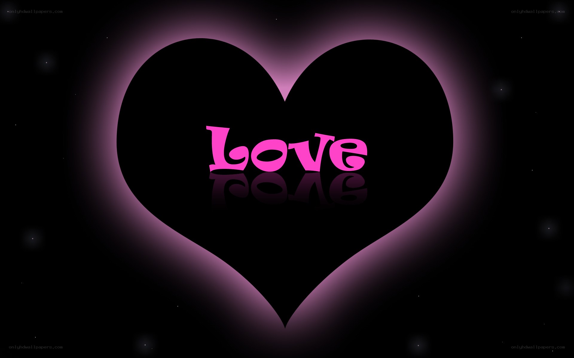heart with love text
