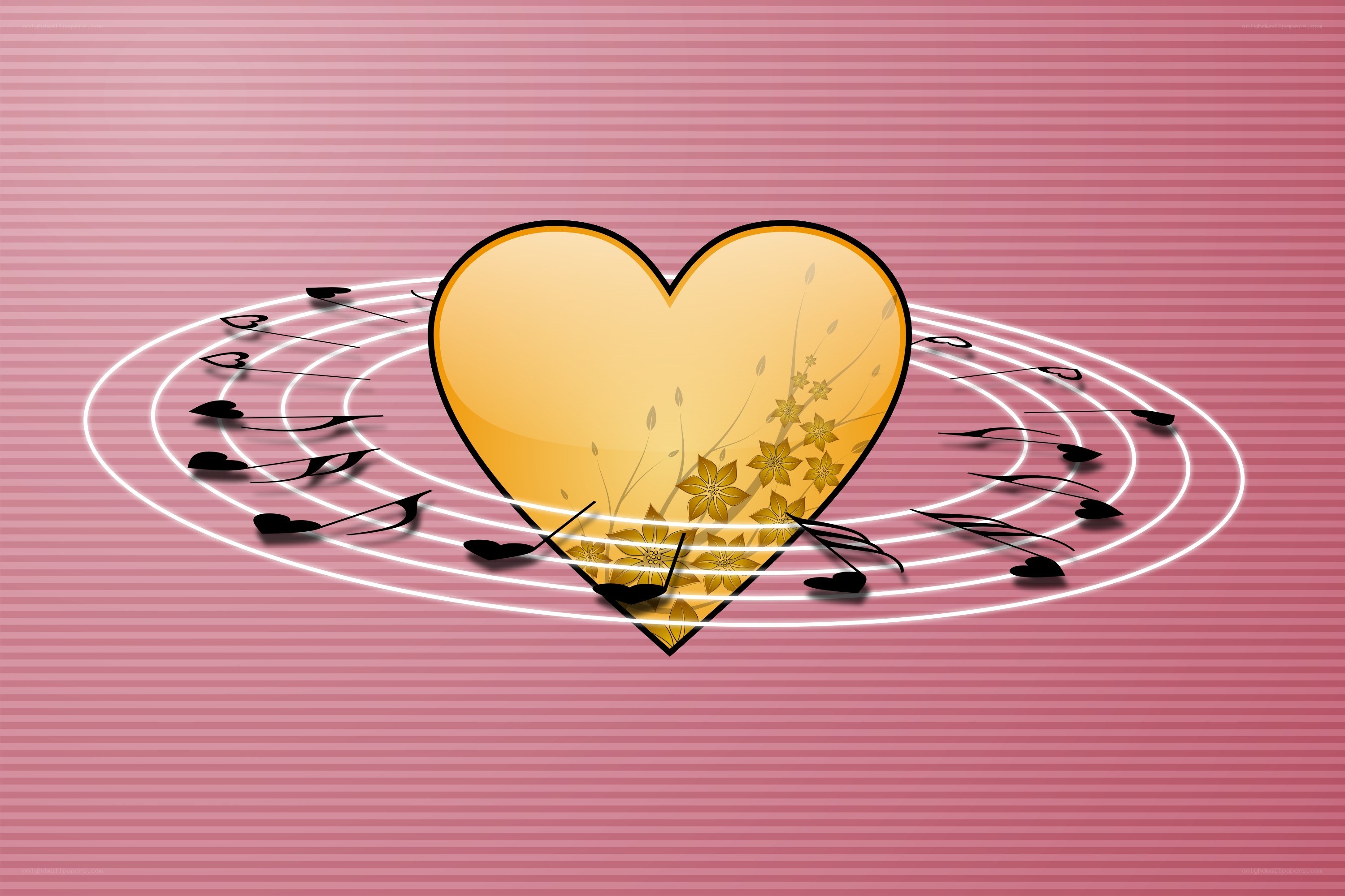 heart with musical notes