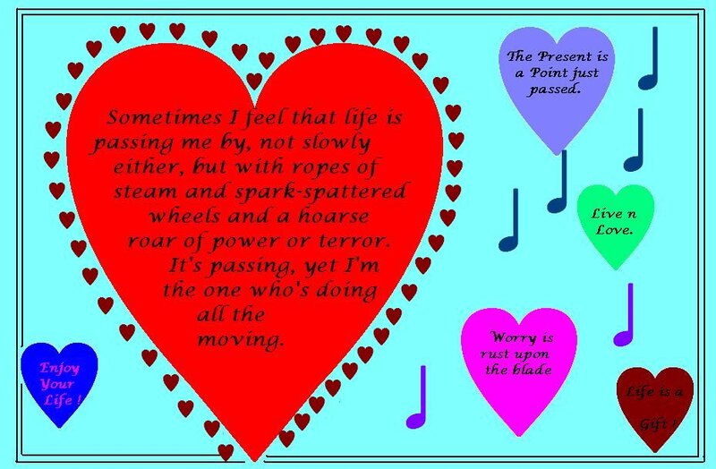 Heart with Quotes — Red