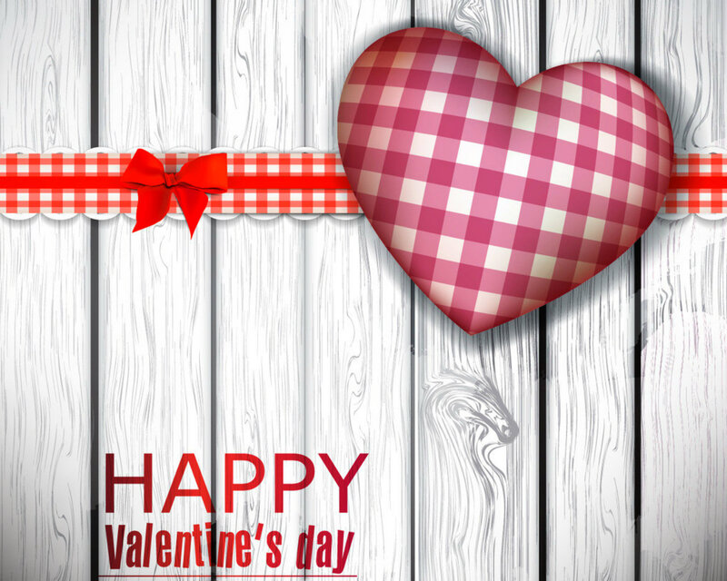 Heart with Ribbon — Red, Festive, Illustration