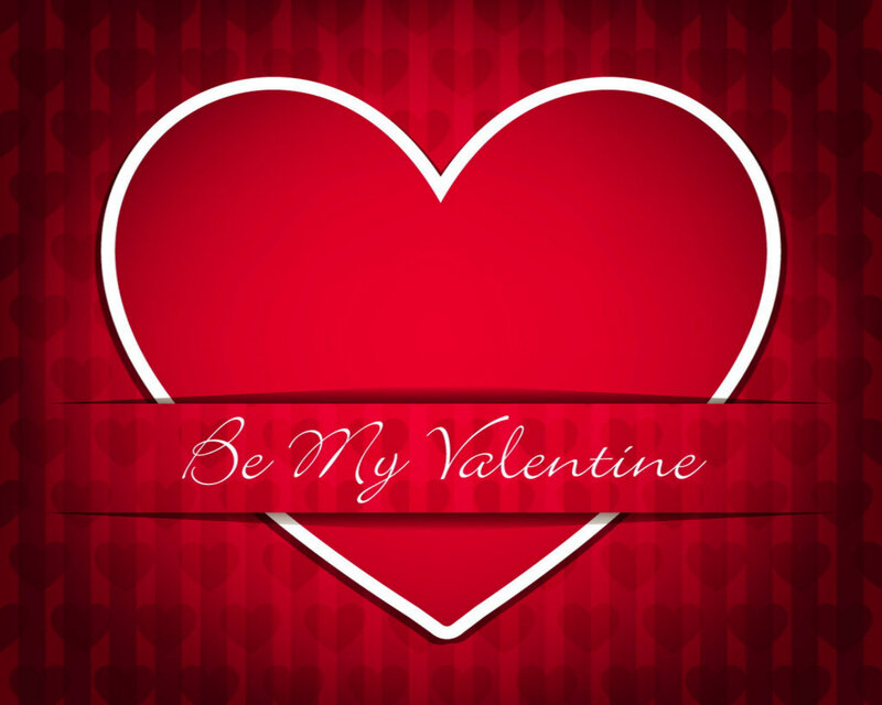 Heart with Ribbon — Red, Romantic