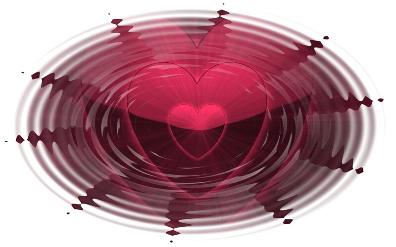 Heart with Ripple Effect