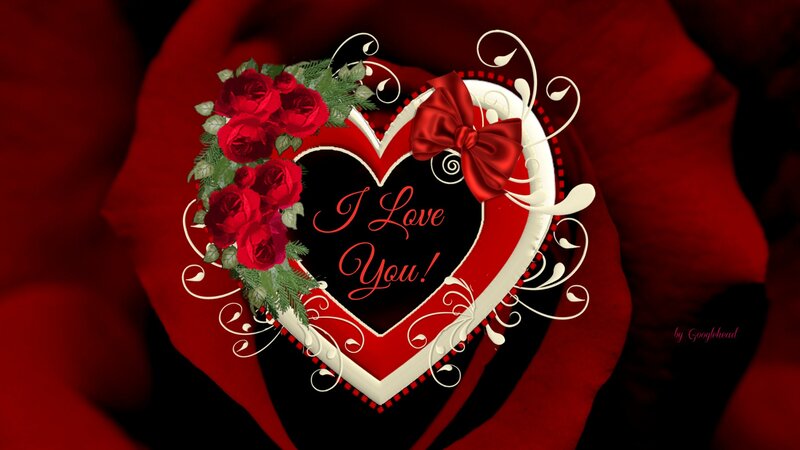 Heart with Roses and Bow