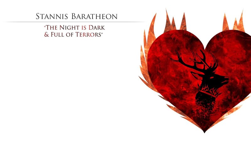 Heart with Stag Silhouette